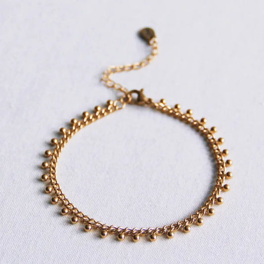 Bazou | Stainless Steel Chain Bracelet with Balls