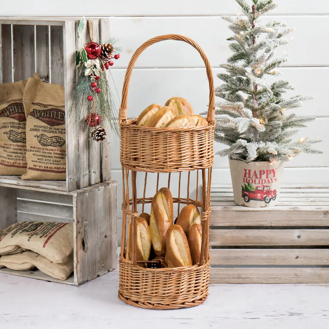 Willow Bar Caddy Basket