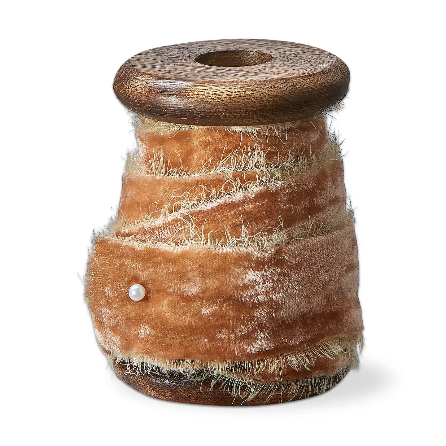 Holiday | Adorn Velvet Ribbon Spool, Beige