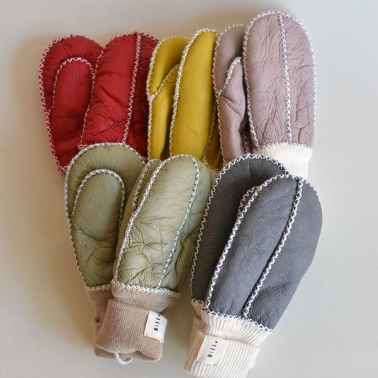 Billy Bamboo  | Kid's Shearling Mittens