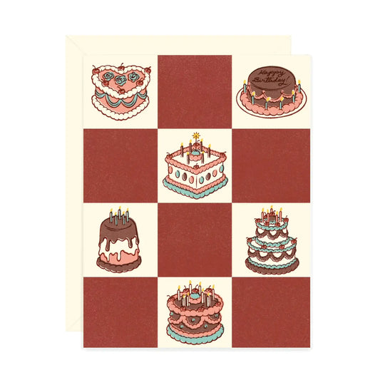 Wallflower Paper & Party | Birthday Cakes Card