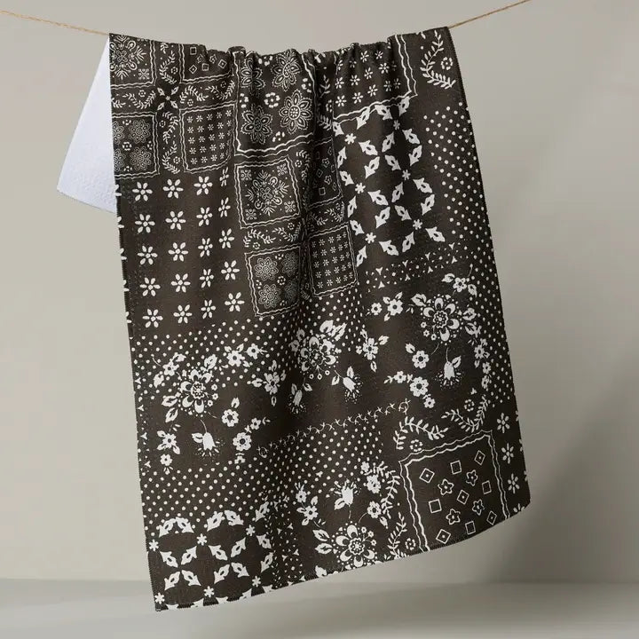 Geometry | Blossoming Bandana Tea Towel