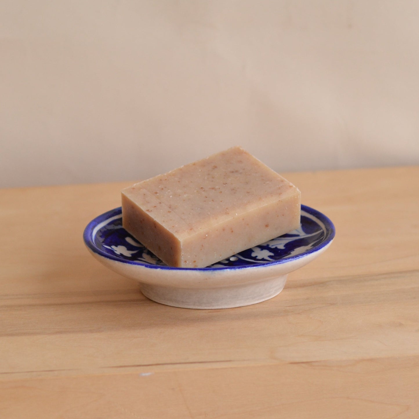 Natural Habitat | Indigo and White Oval Soap Dish