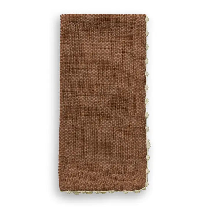 French Graffiti | Knotted Edge Cotton Napkin, Assorted Color