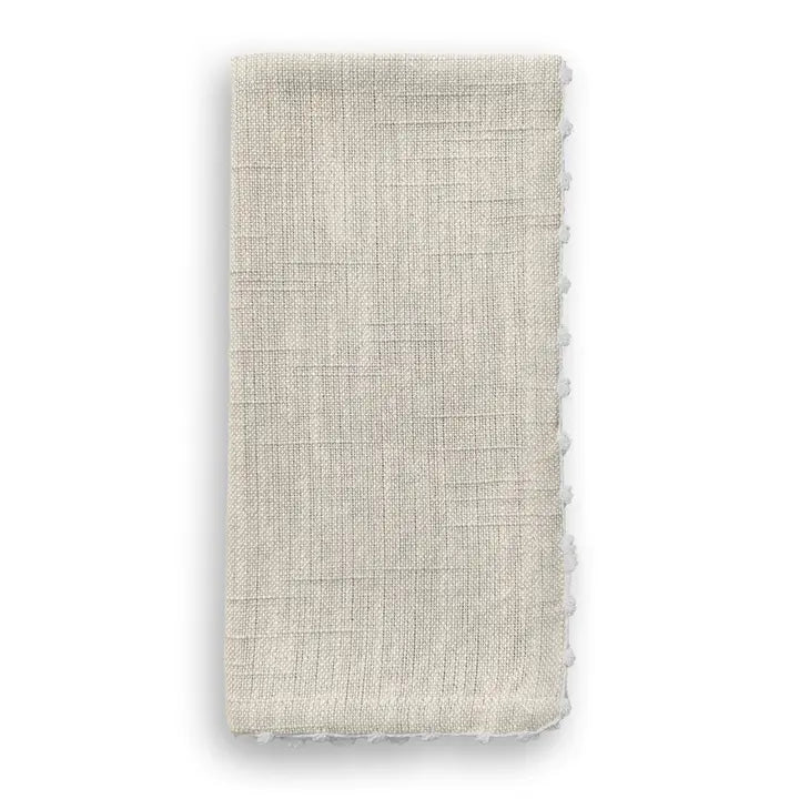 French Graffiti | Knotted Edge Cotton Napkin, Assorted Color