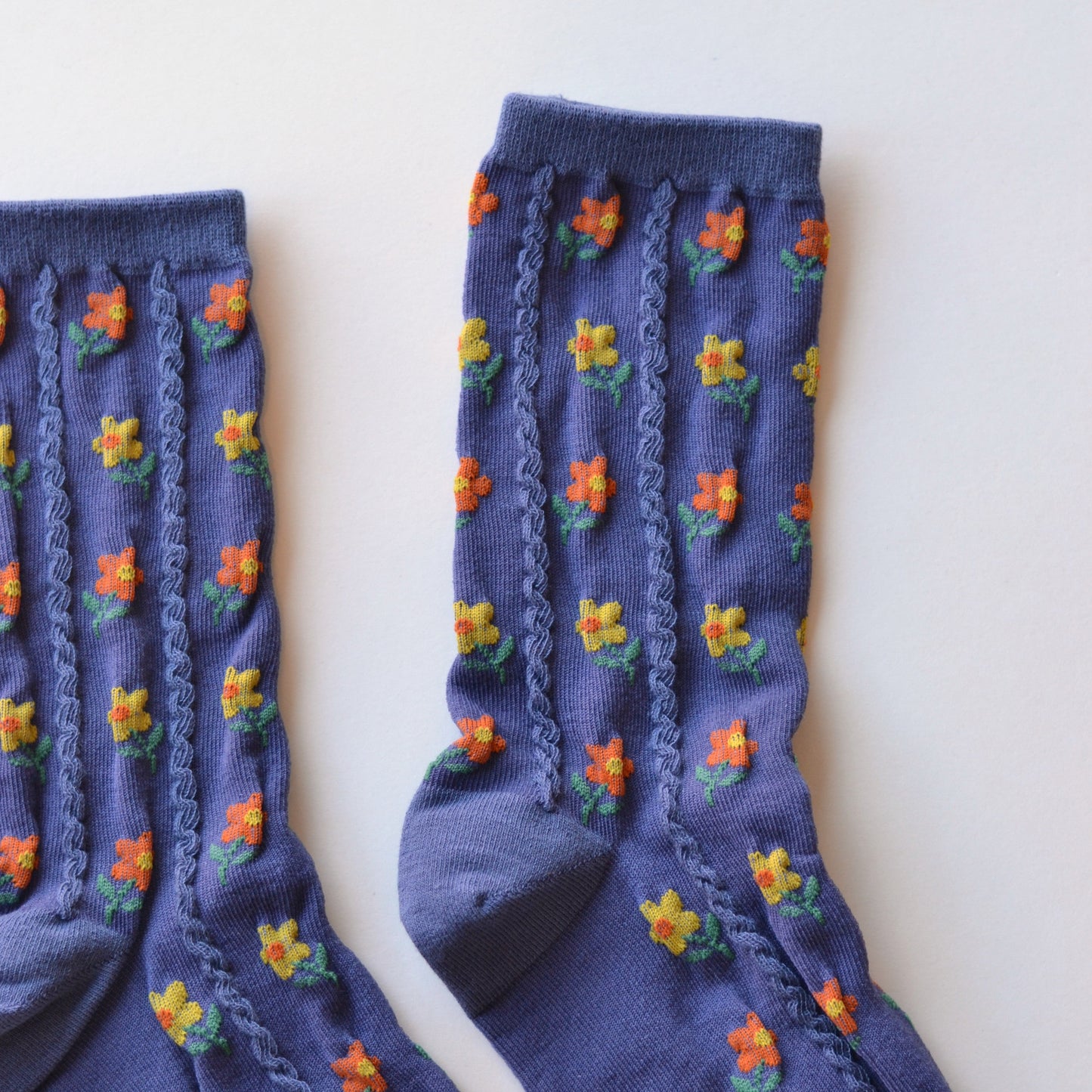 Tiepology | Indigo Floral Socks