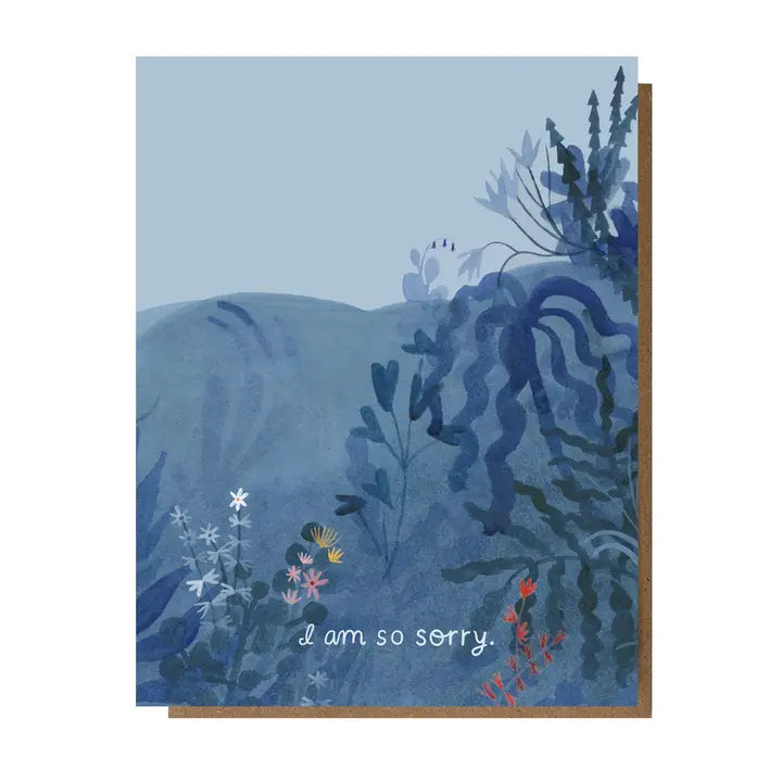 The Esme Shop | I Am So Sorry Blue Landscape Card