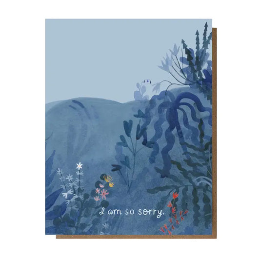 The Esme Shop | I Am So Sorry Blue Landscape Card