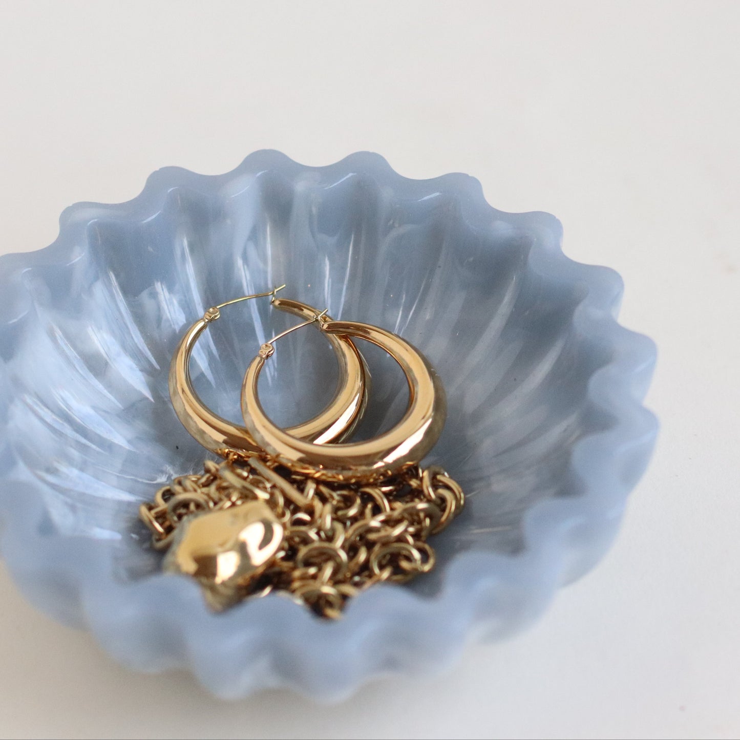 V. Rogers Designs | Handmade Resin Catchalls, Sky Blue, Choose your Style