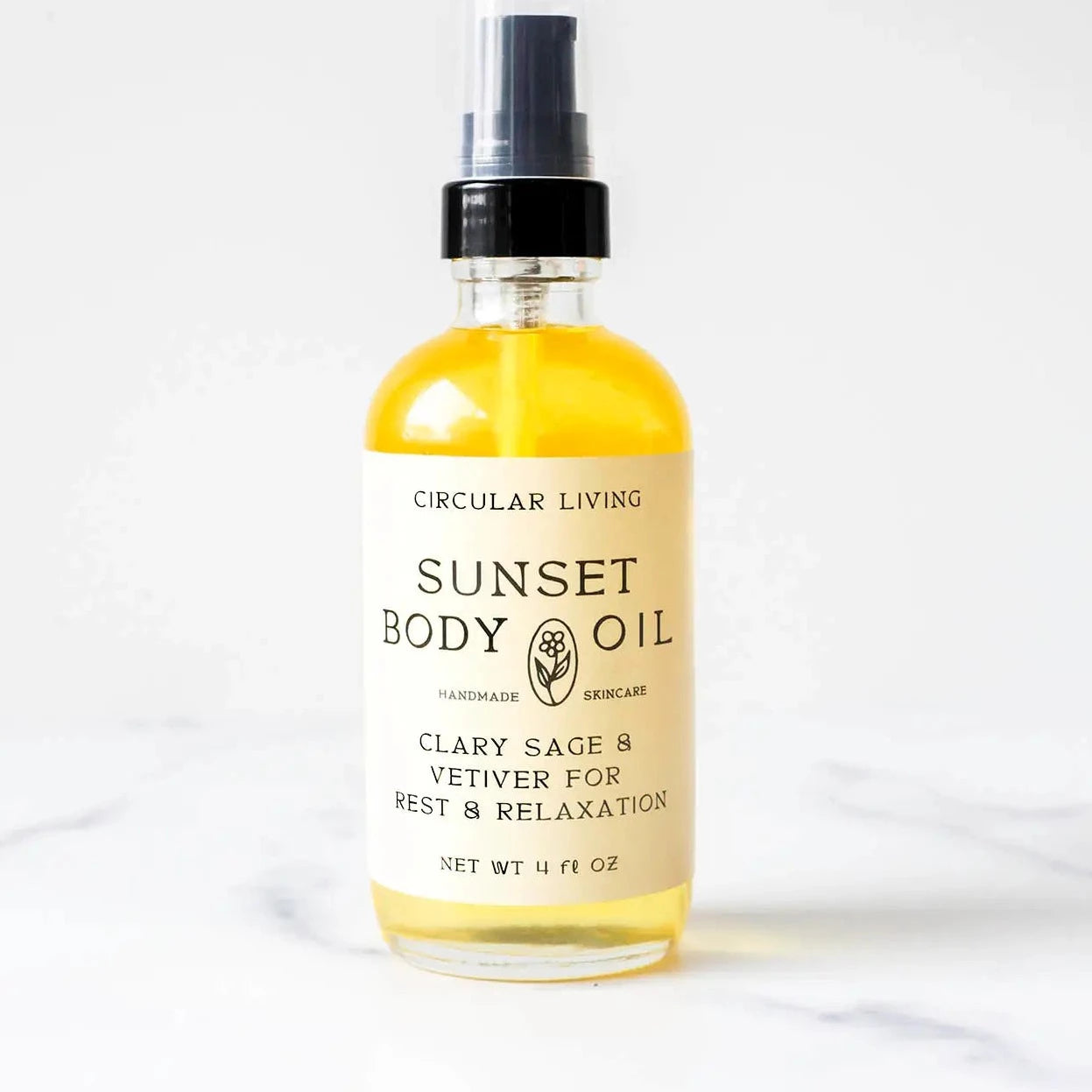 Circular Living | Sunset Body Oil, Clary Sage & Vetiver