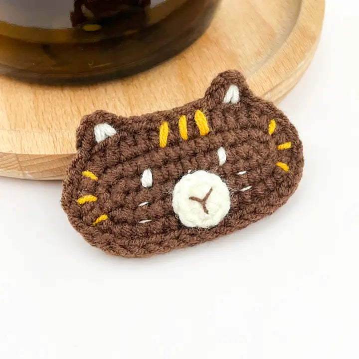 Dune Clips | Handmade Crochet Snap Barrette, Assorted Style