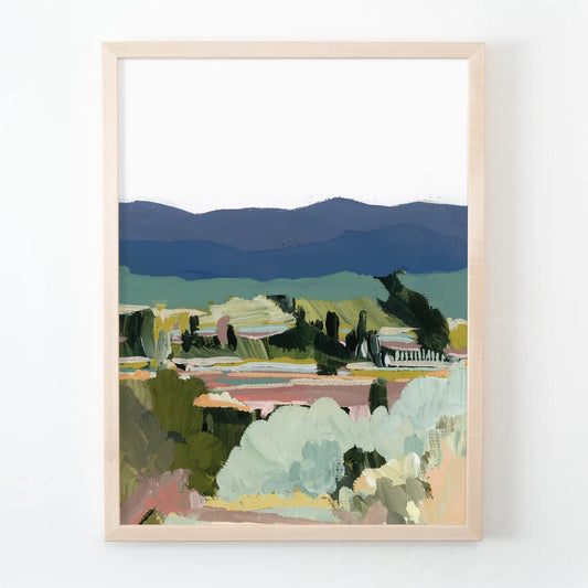 Laurie Anne Art | Catalonia Hills Canvas Print, 8x10