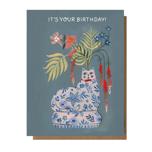 The Esme Shop | Cat with Bow Birthday Card