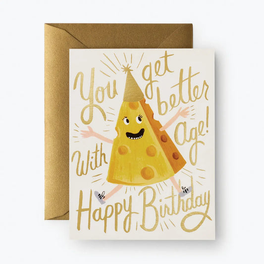 Rifle Paper Company | Better With Age Birthday Card