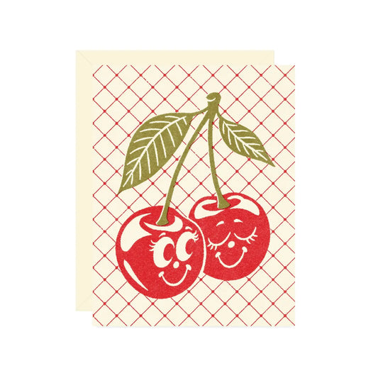 Wallflower Paper & Party | Cherry Couple Card