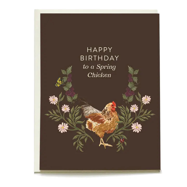 Pen + Pillar | Spring Chicken Birthday Card