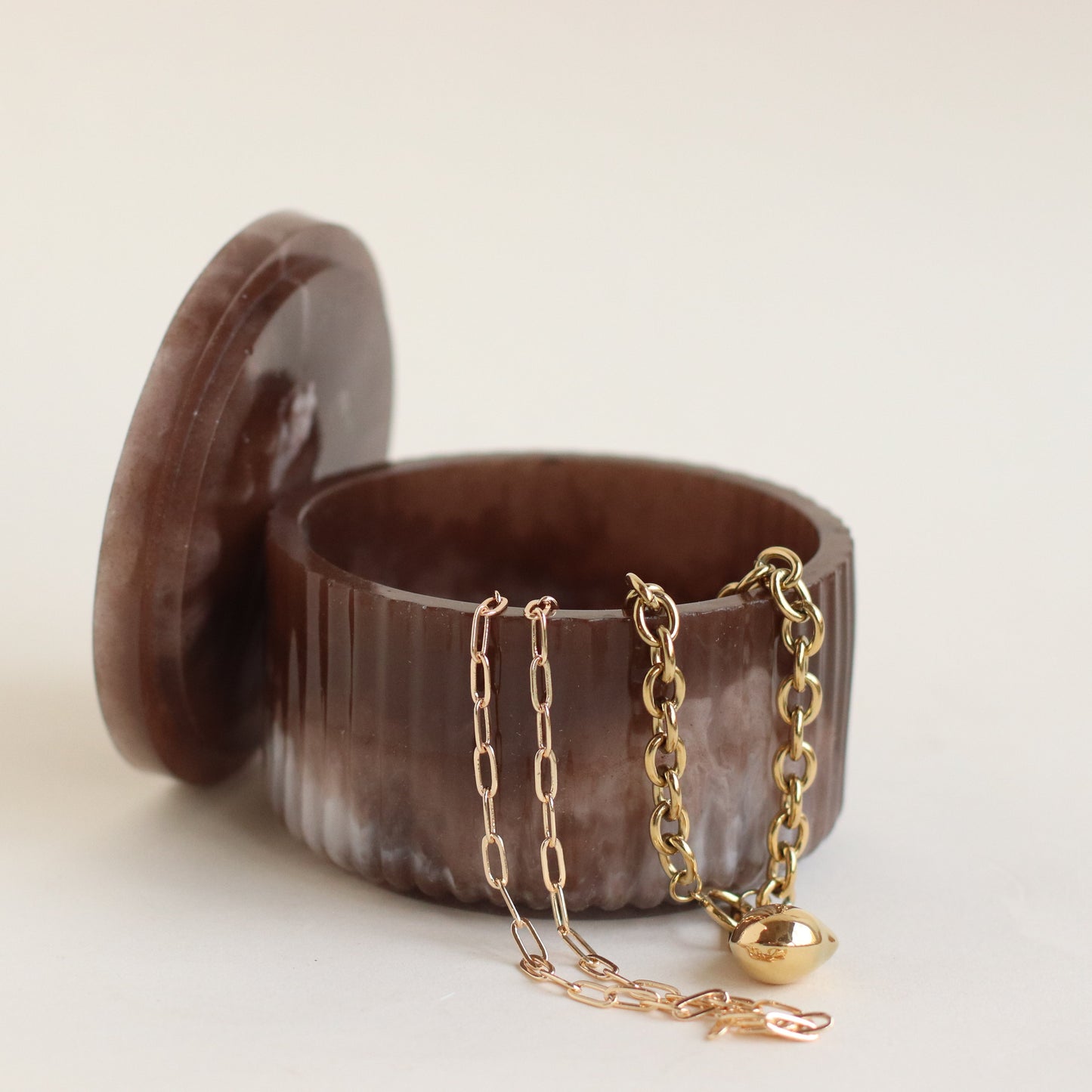 V. Rogers Designs | Handmade Resin Catchalls, Chocolate