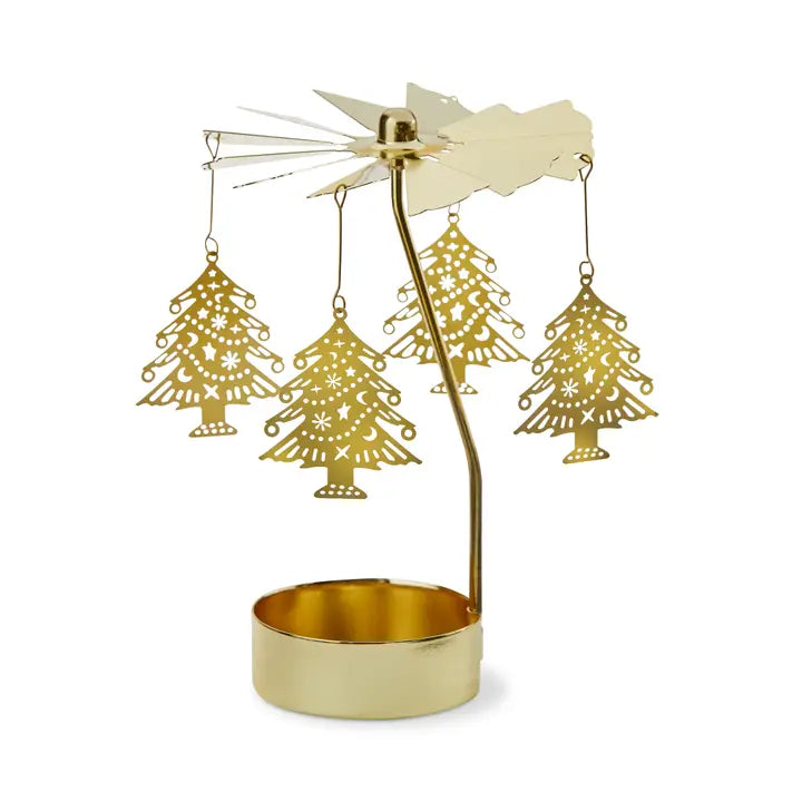 Holiday | Christmas Tree Carousel Tea Light Holder