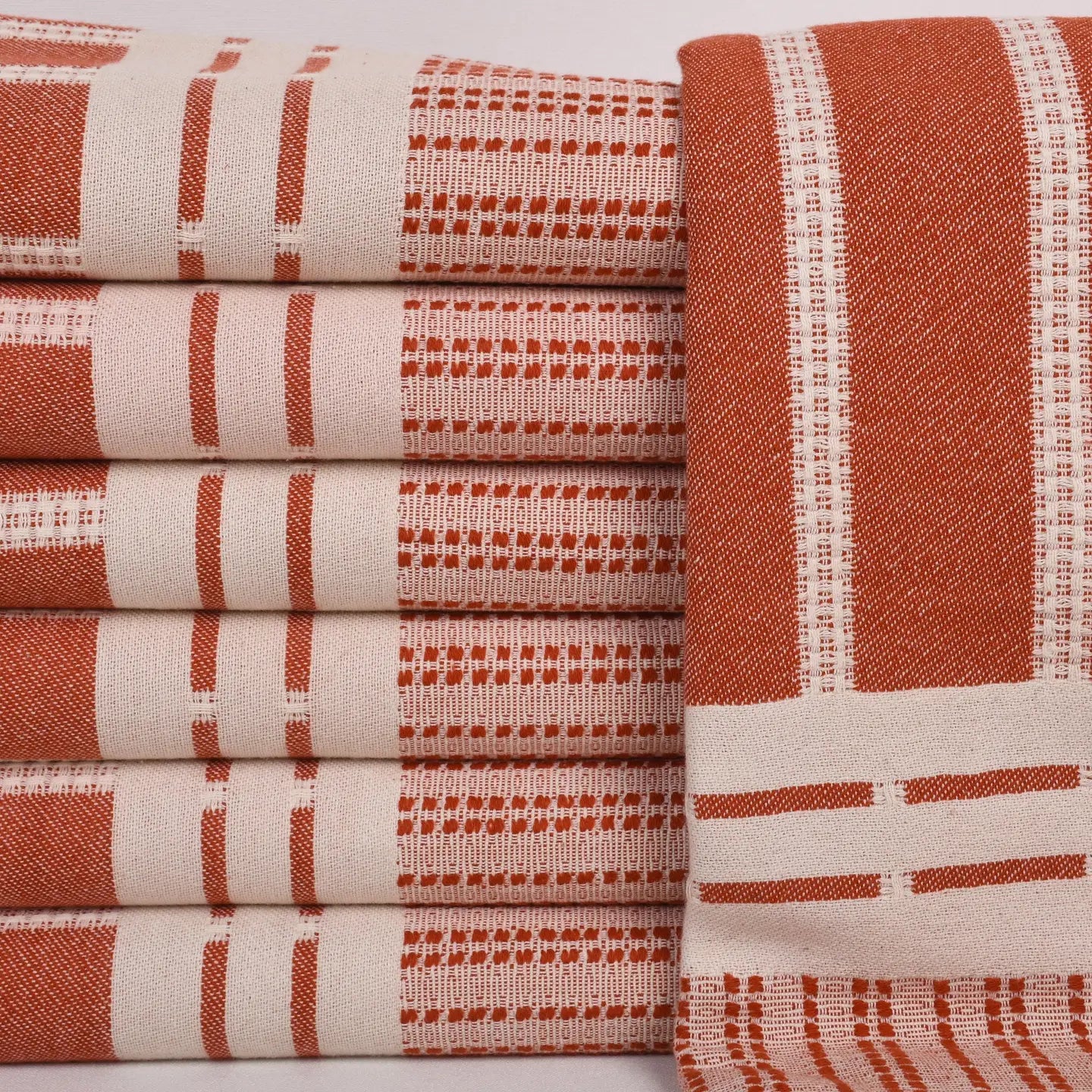 Turkish Towel | Luxury Bath Towel,  Cinnamon Stripe