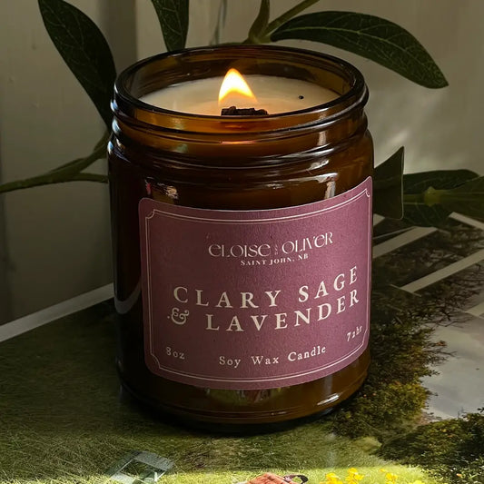 Eloise and Oliver | Clary Sage and Lavender Soy Candle