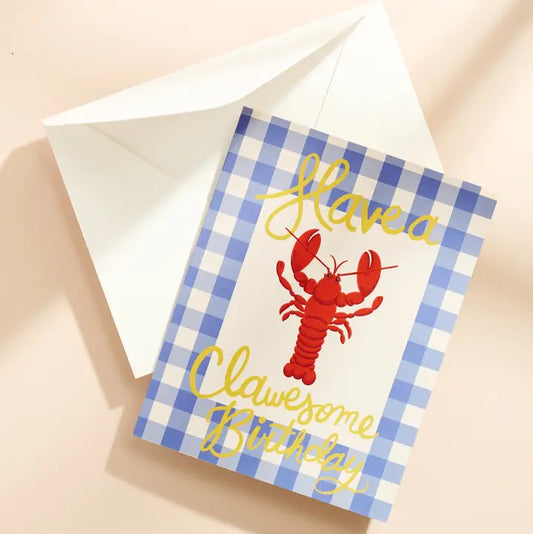 One & Only Paper | Have a Clawsome Birthday Card