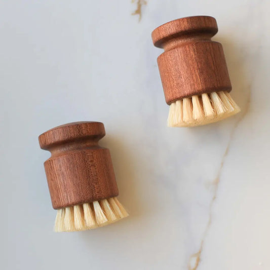 Fodory | Dark Wood Flat Top Scrubbing Brush