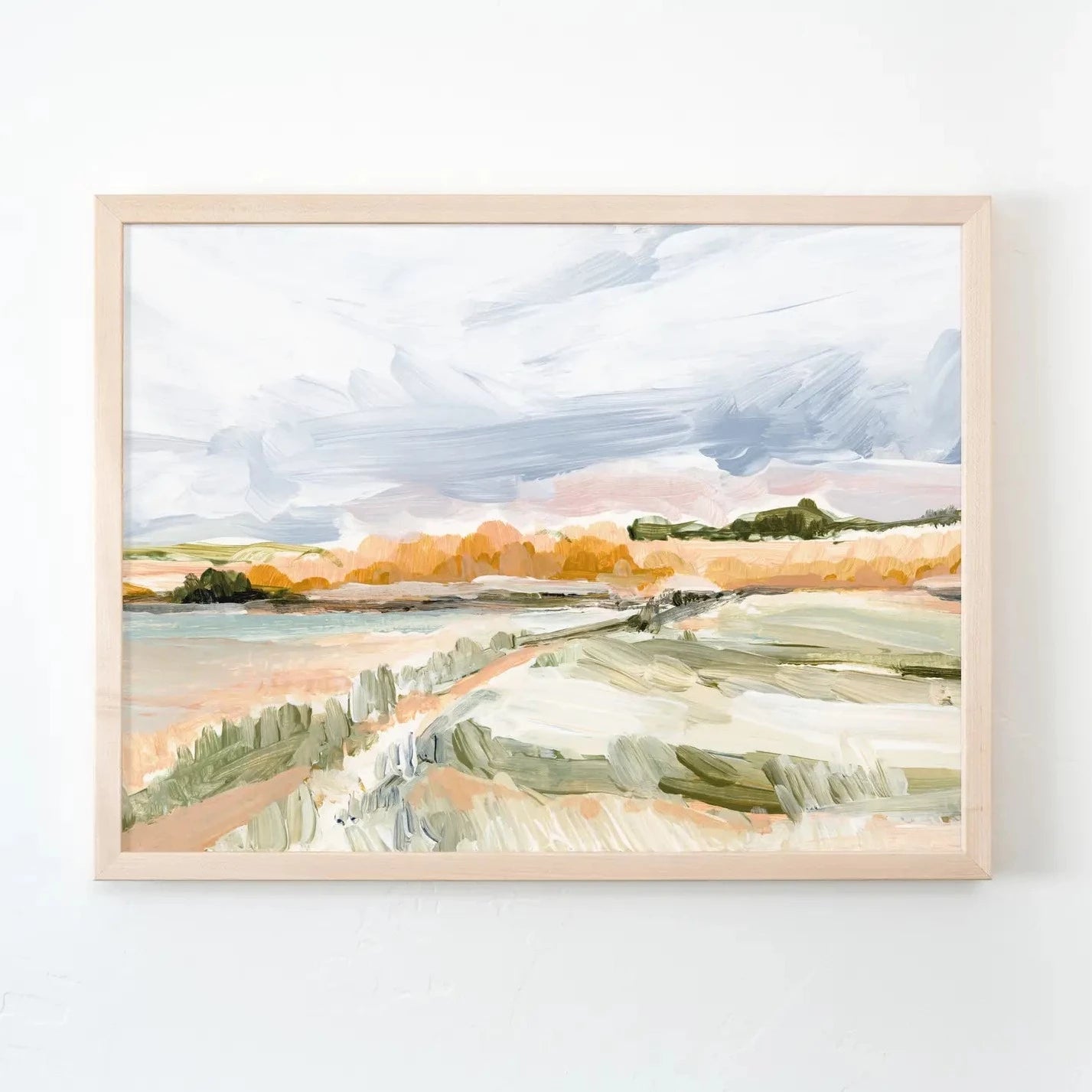 Laurie Anne Art | Cloudy Cape Canvas Print, 8x10