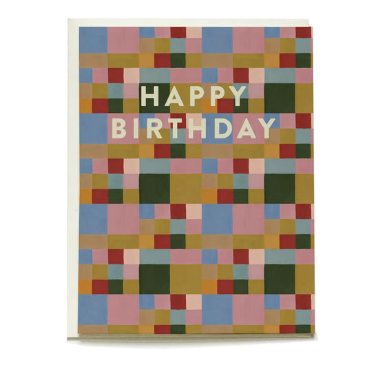Pen + Pillar | Colorblock Birthday Card