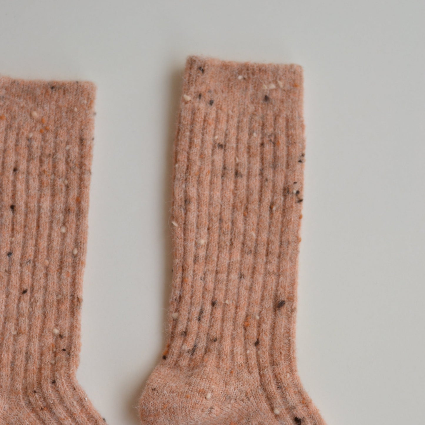 Winter Socks | Thick Wool Blend Confetti Socks, Pink