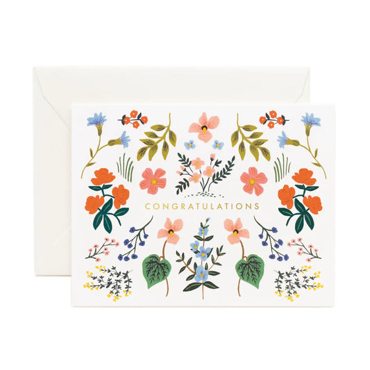 Rifle Paper Company | Wildwood Congrats Card