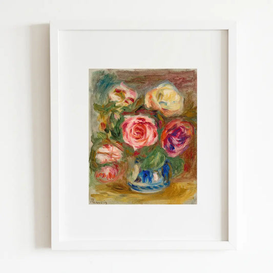 Sea to Skye | Colorful Roses Antique Art Print