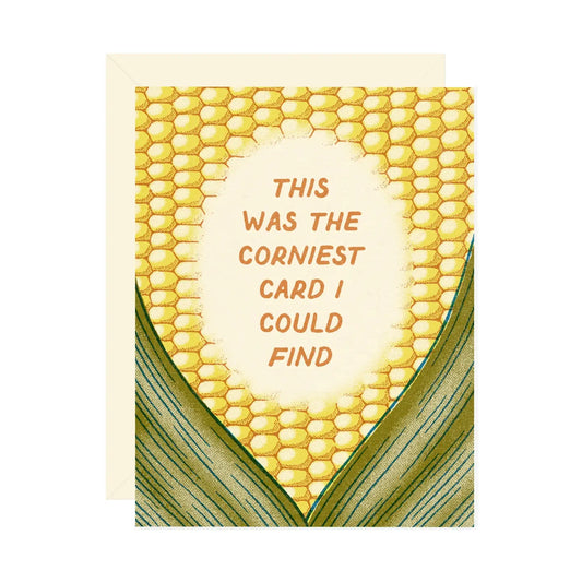 Wallflower Paper & Party | Corny Greeting Card