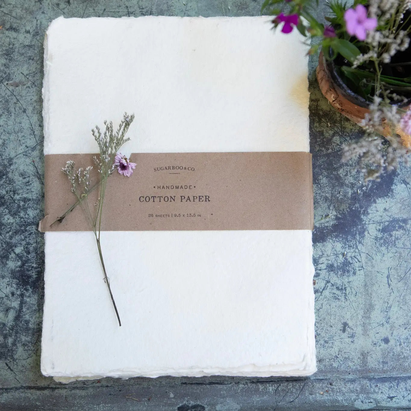 Handmade Cotton Paper Bundle, Cream