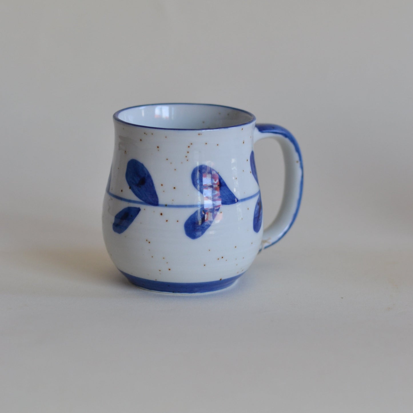 Blue Pottery Mug
