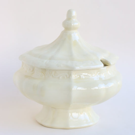 Cream Lidded Tureen
