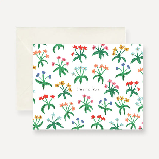 Persika Design Co. | Thank You Dainty Floral Greeting Card