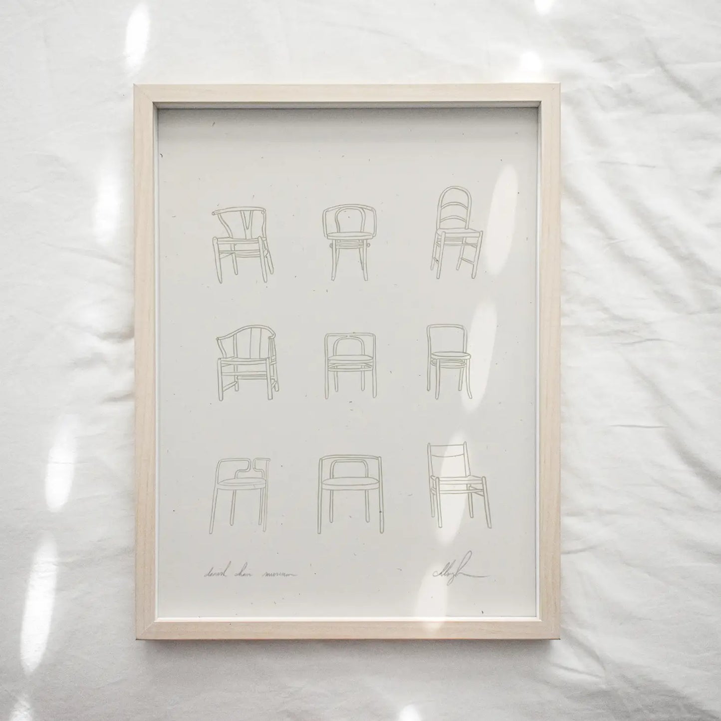 Cocoshalom | Danish Chair Museum, 8.5 x 11 Print