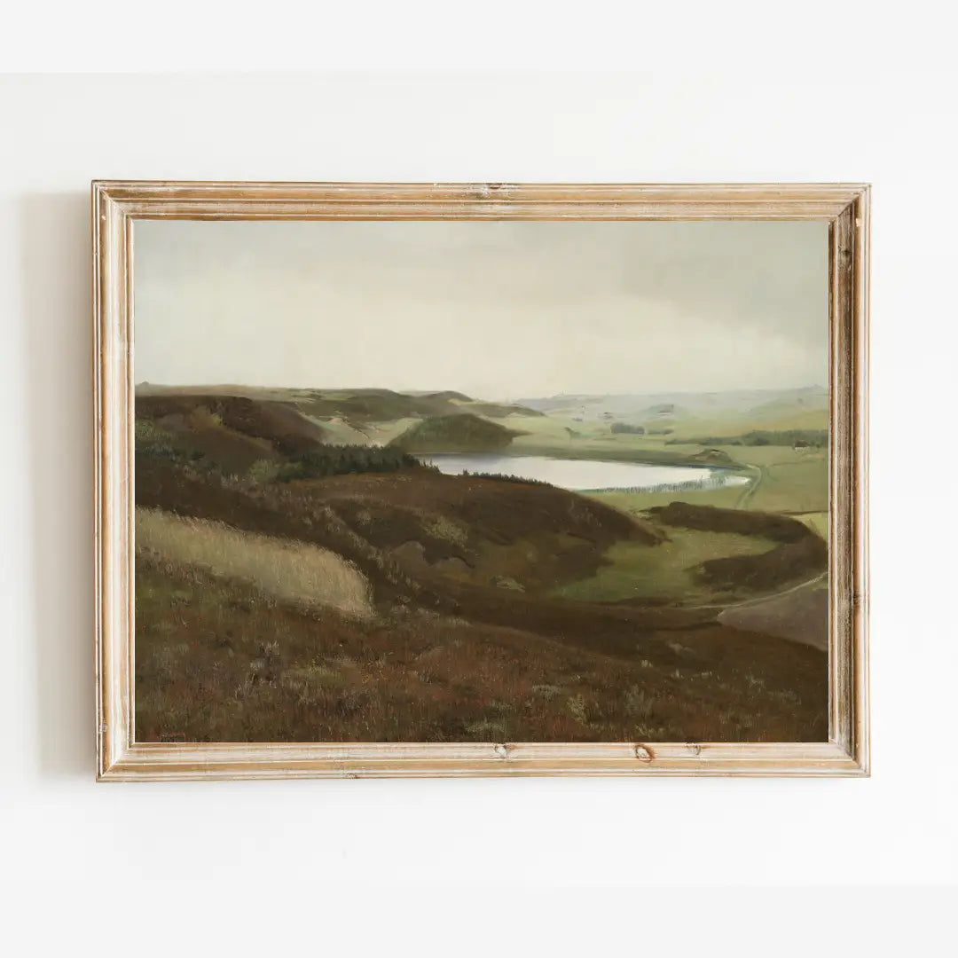 Sea to Skye | Danish Landscape Antique Art Print