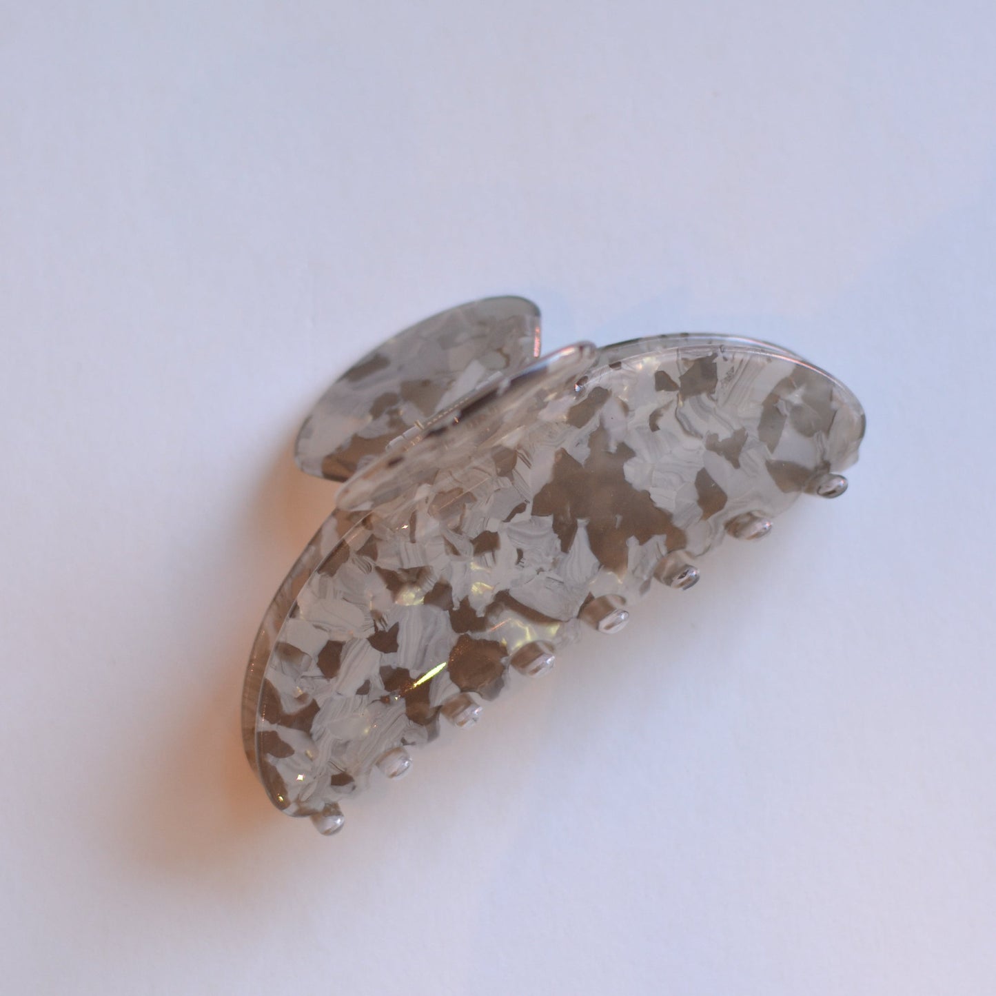 Dune Clips | Dark Grey with Gold Fleck Hair Clip