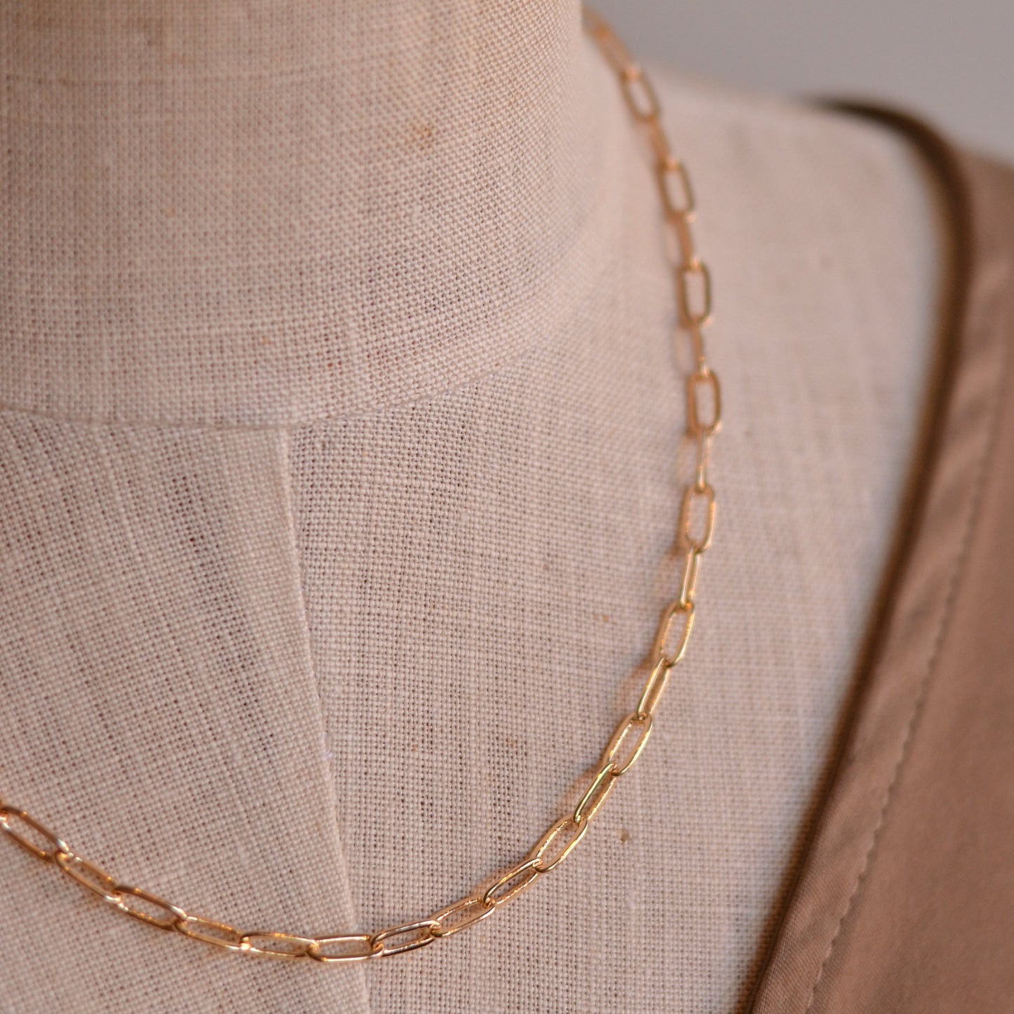 Dune Chain | Paperclip Chain, 4mm