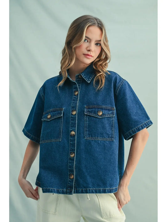 Wishlist | Button-Up Denim Shirt