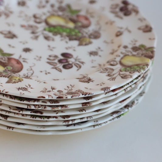 Winter Dish Set, Dinner Plates, Set of 8
