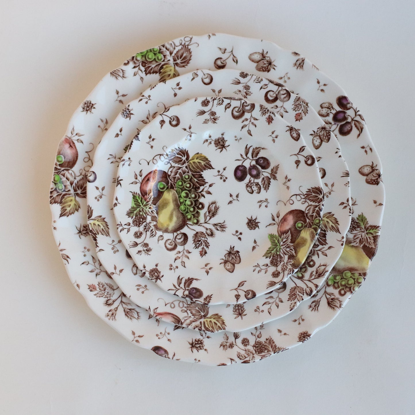 Winter Dish Set, Dinner Plates, Set of 8