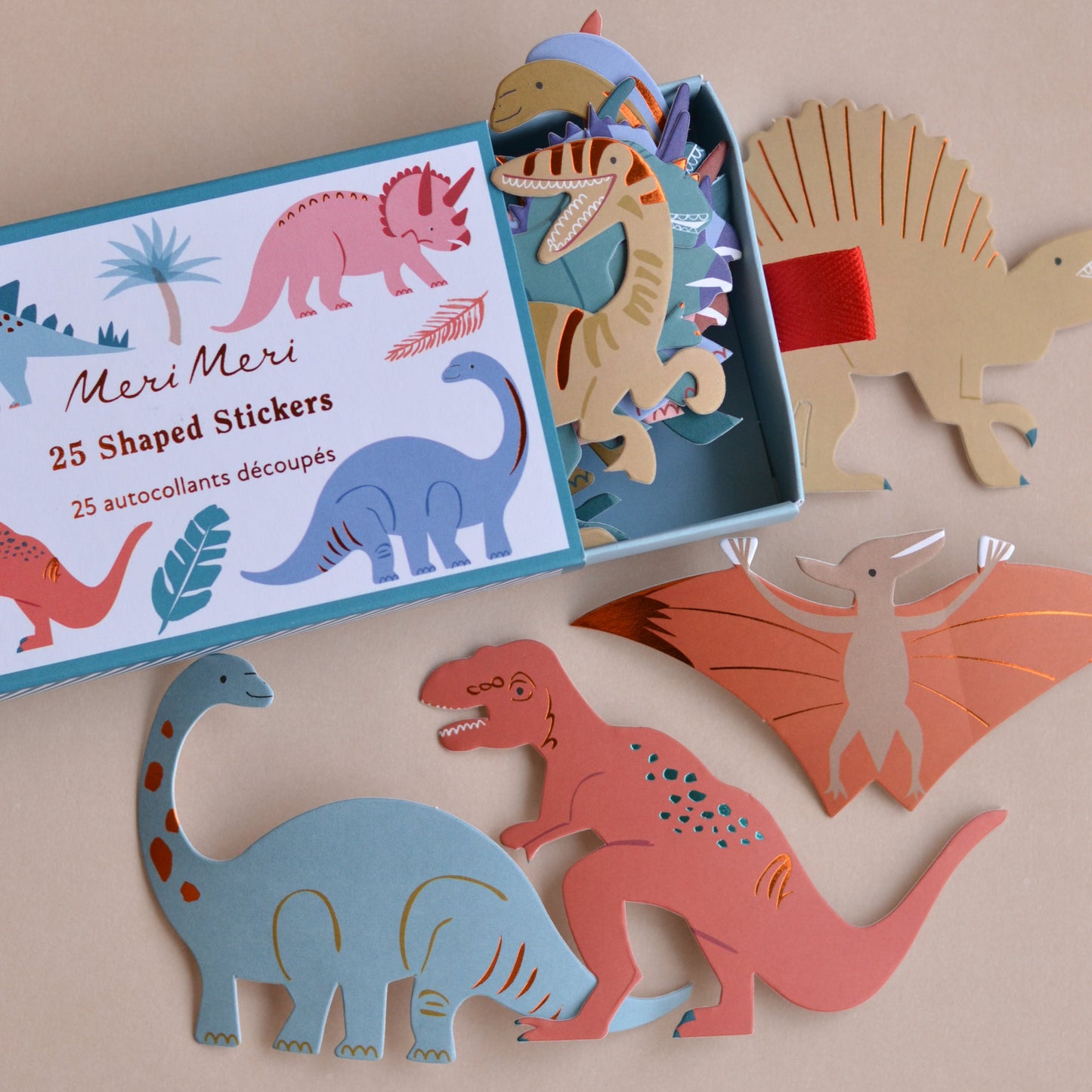 Meri Meri | Box of Dinosaur Stickers