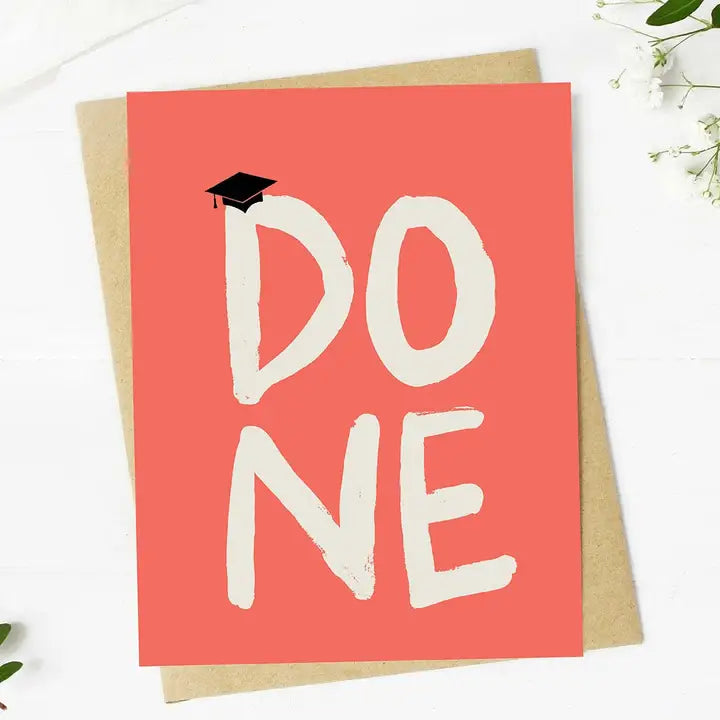 Big Moods  | 'Done' Graduation Card