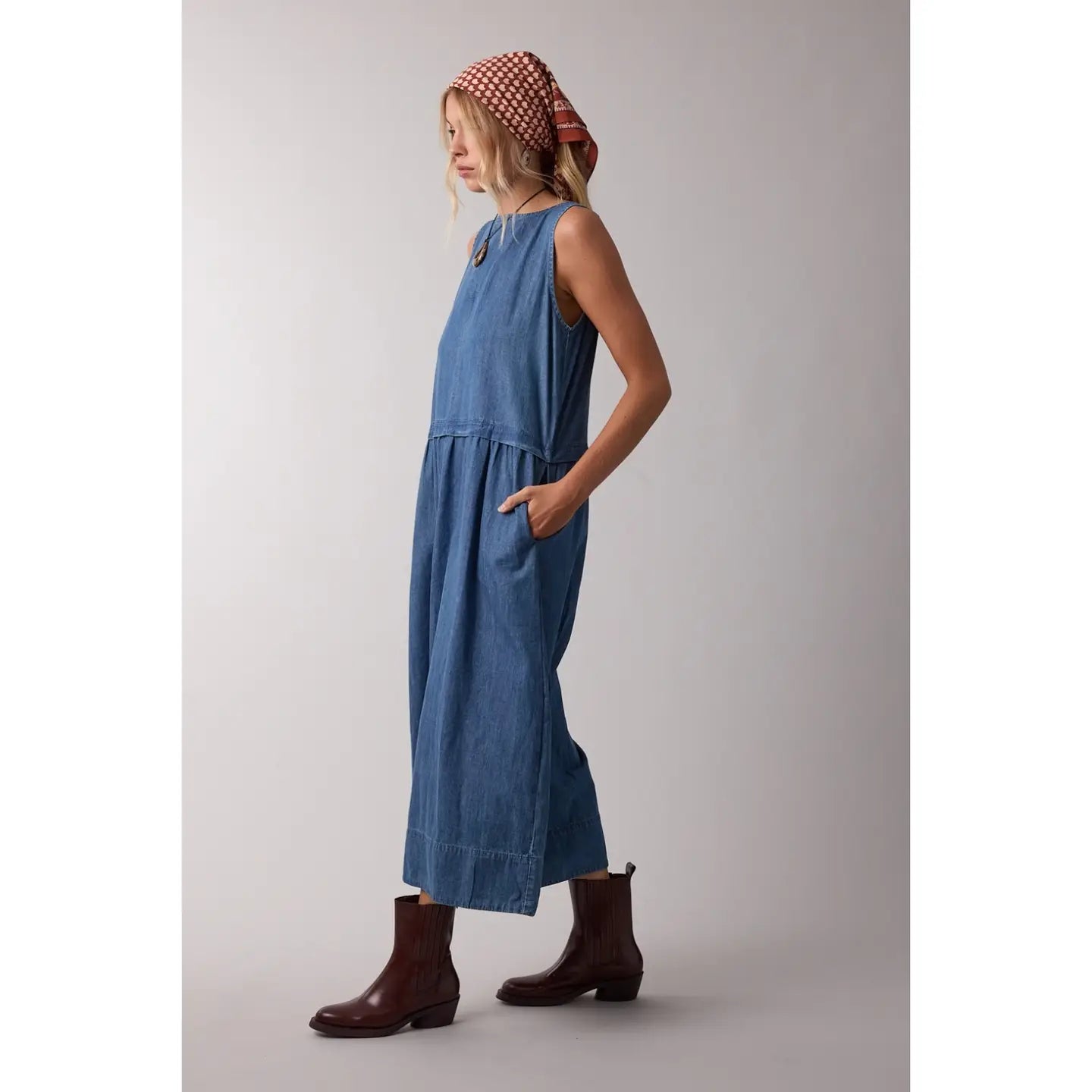 Wishlist | Denim Tank Midi Dress