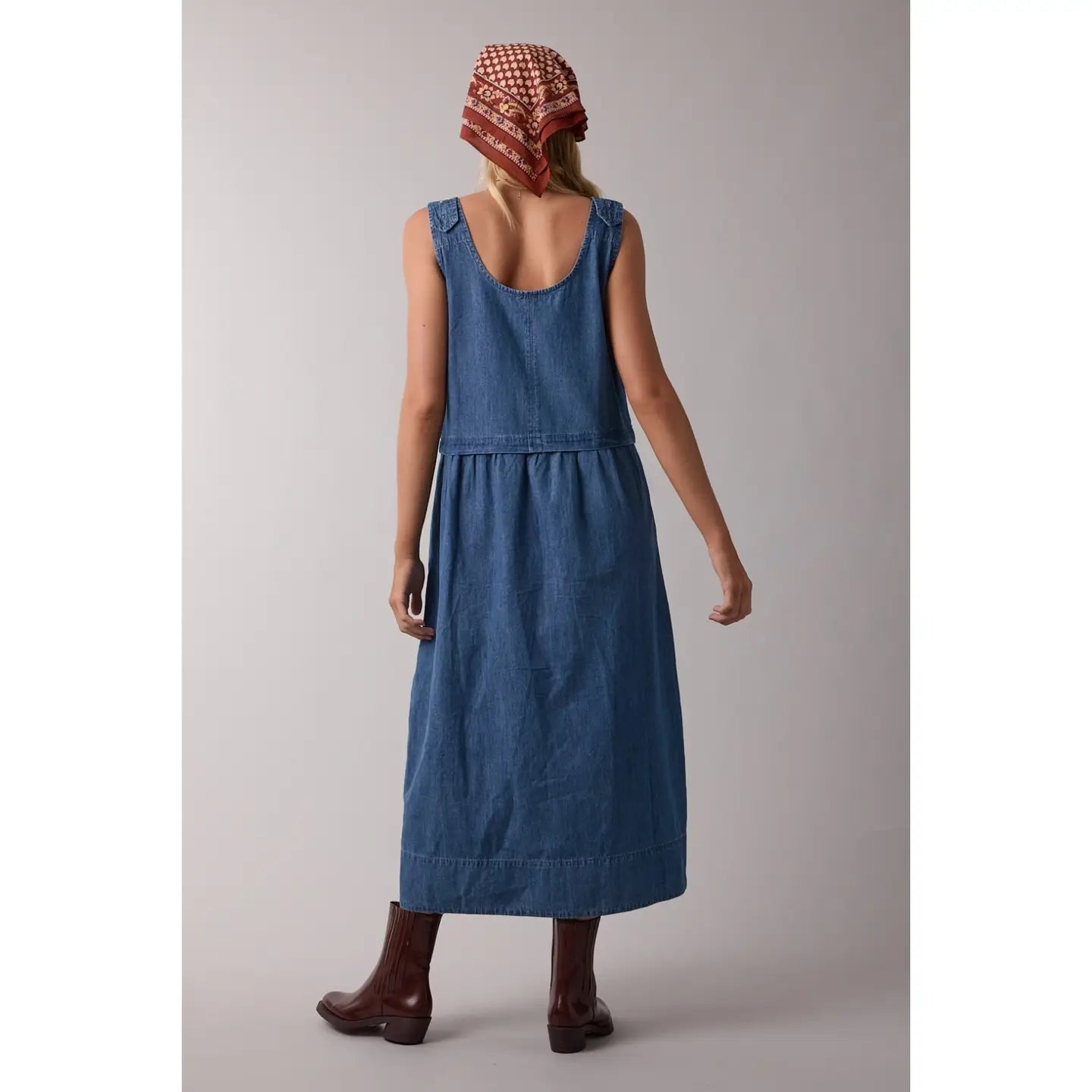 Wishlist | Denim Tank Midi Dress