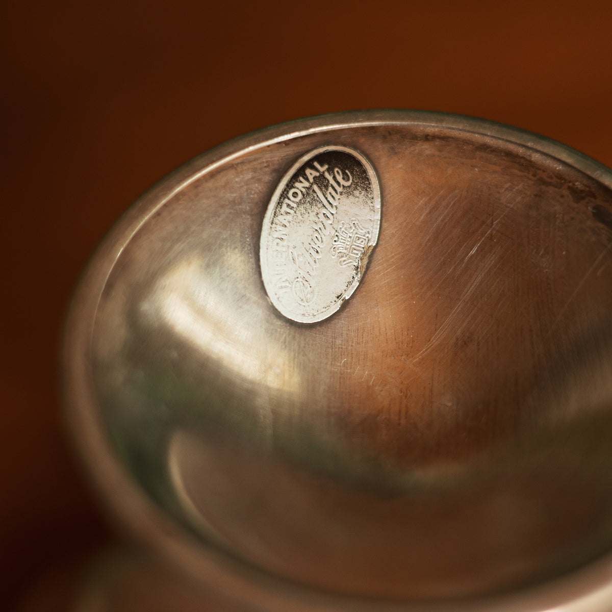 Silver Plate Stemmed Candy Dish