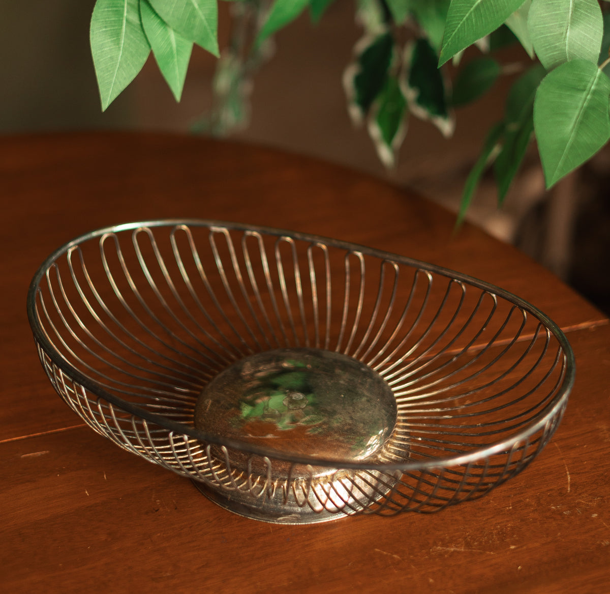 Vintage Silver Plate Bread Basket