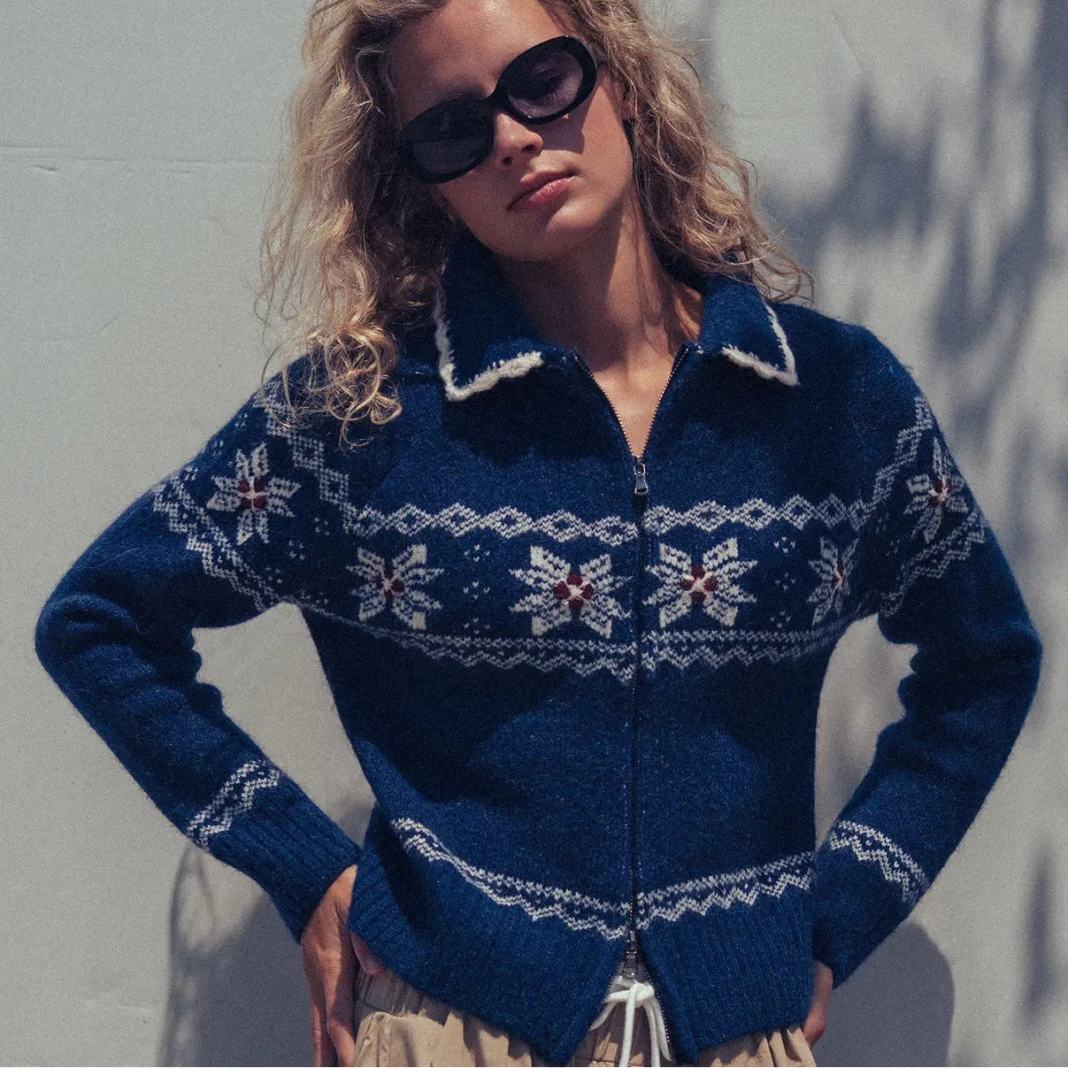 Urban Daizy | Faire Aisle Zip-Up Cardigan